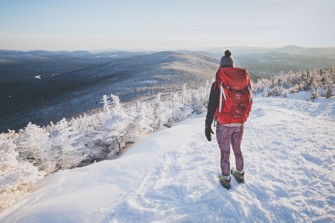 Un sac à dos d'au moins 30L serait à considérer pour la randonnée en hiver
